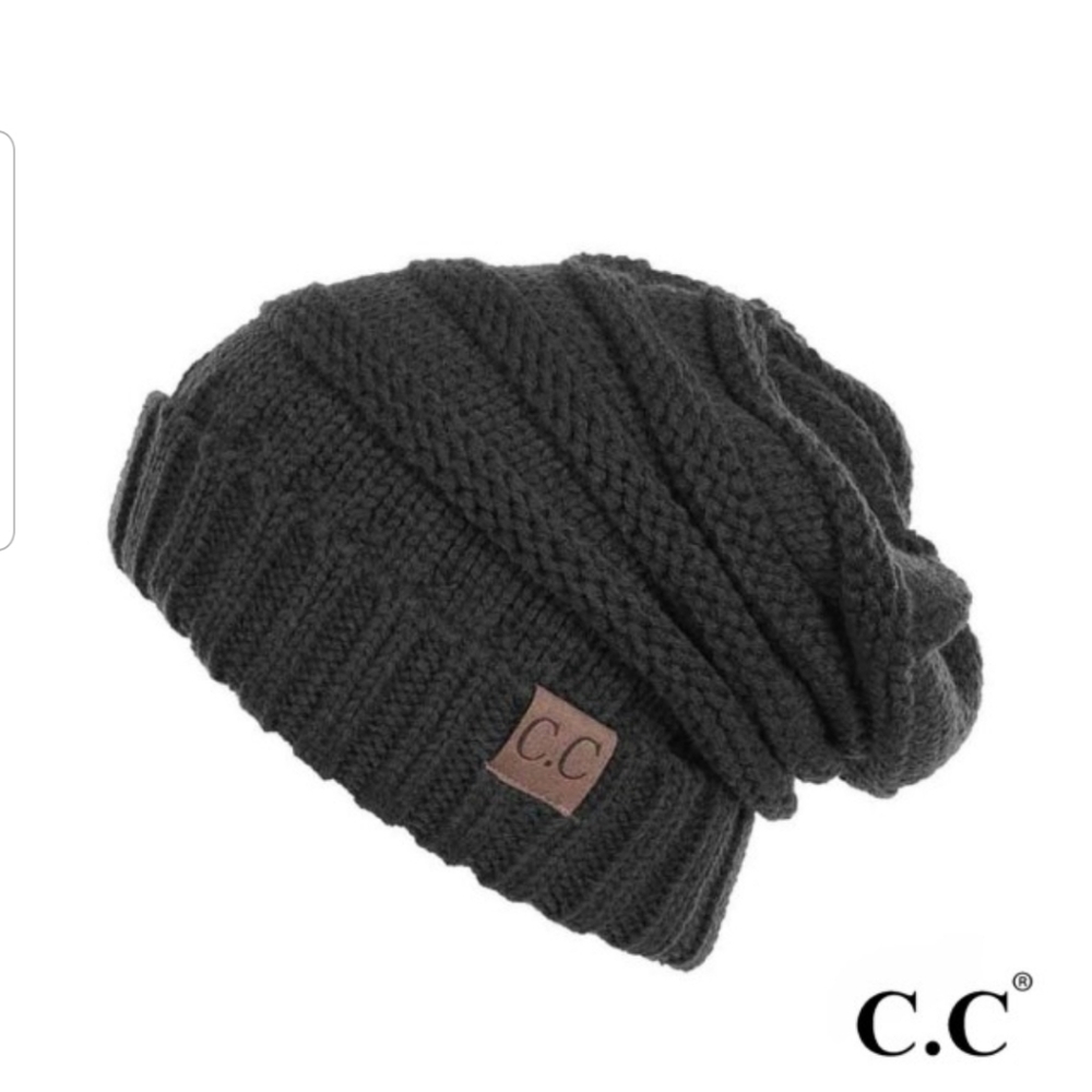 C.C.Beanie Slouchy Beanie Dark Gray
